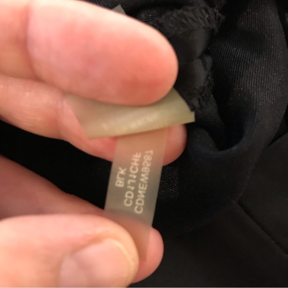 Calvin Klein * Bodycon Black Satin Formal Cocktail Dress GUC Woman’s Petite 4P 4 - Picture 10 of 10